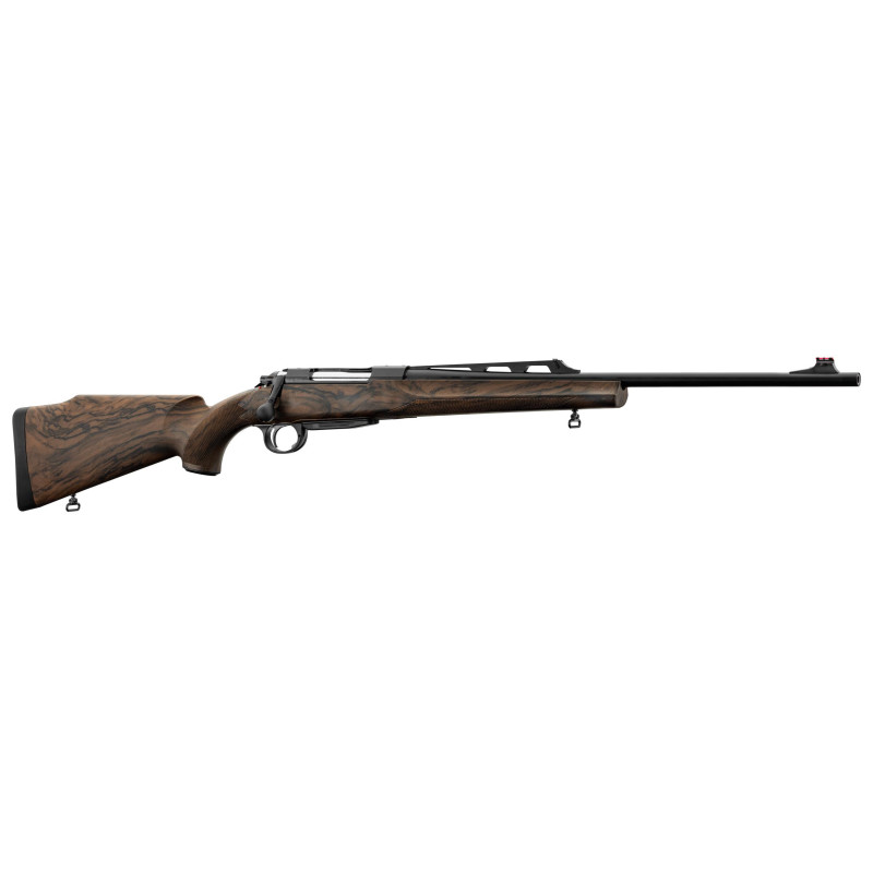 Carabine Renato Baldi CF01 de battue crosse aspect bois avec canon fileté - Chargeur fixe Baldi CF01 Cal 30.06 droitier - Battue