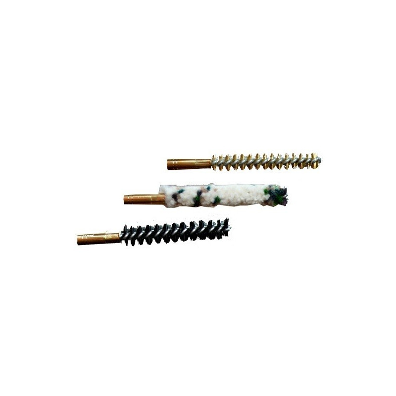 3 écouvillons de nettoyage Nylon, Bronze et Coton