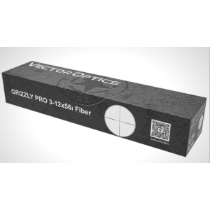 LUNETTE GRIZZLY 3-12X56 RET4 FIBRE