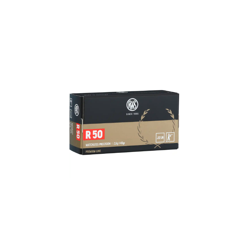 Boite de 50 Munitions RWS R50 - Cartouches Tir Sportif