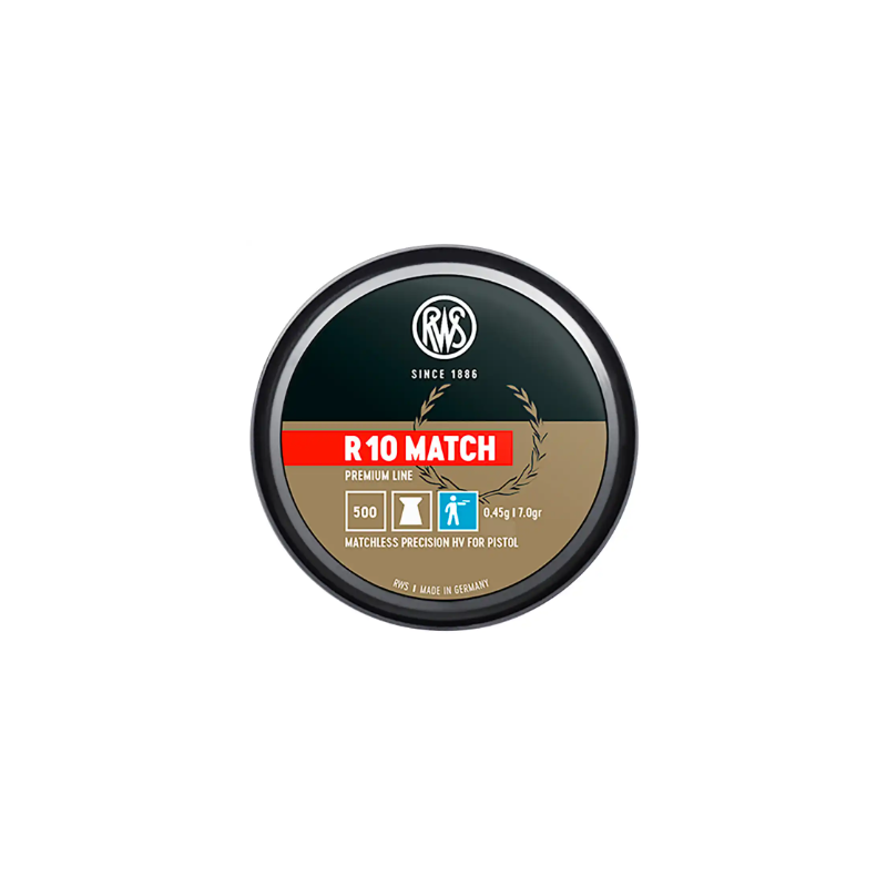 Plombs RWS R10 match Pistol diamètre 4.50