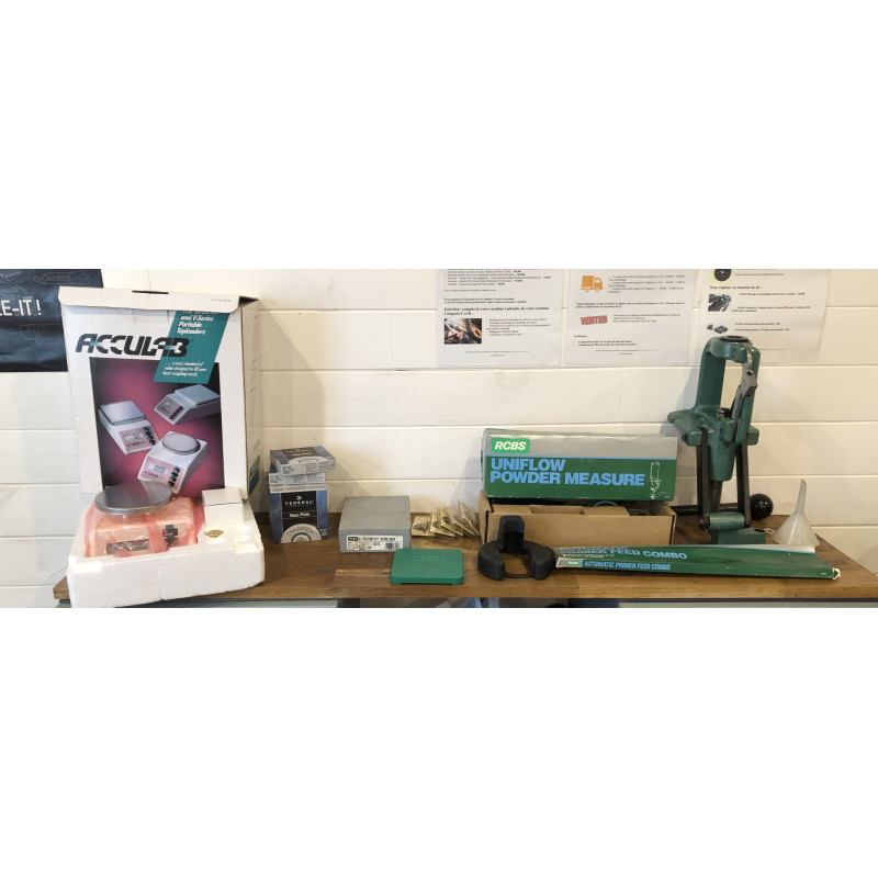 kit presse RCBS Rock Shucker + accessoires d'occasion
