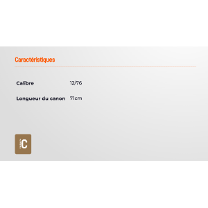 FUSIL B525 LIBERTY LIGHT 12M 71CI