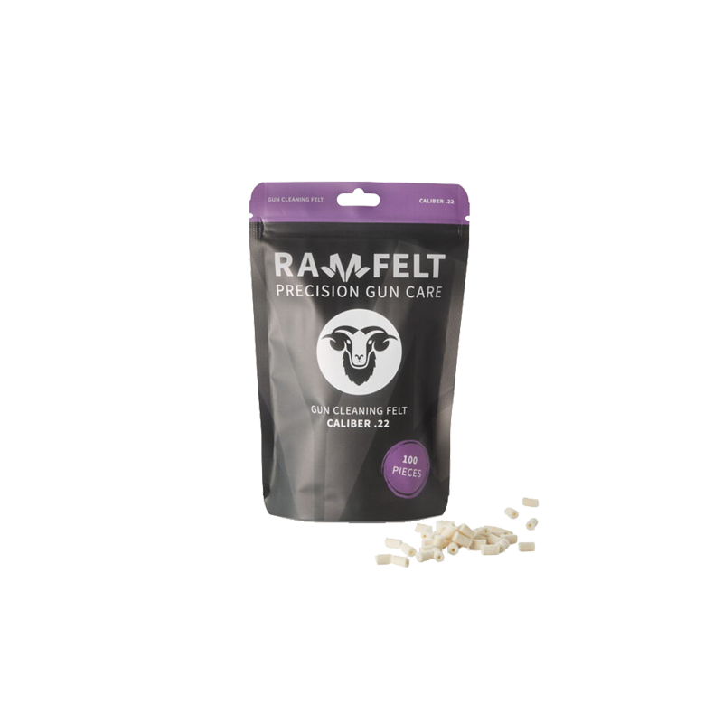 100 Nettoyeurs de feutre Ramfelt cal 22lr