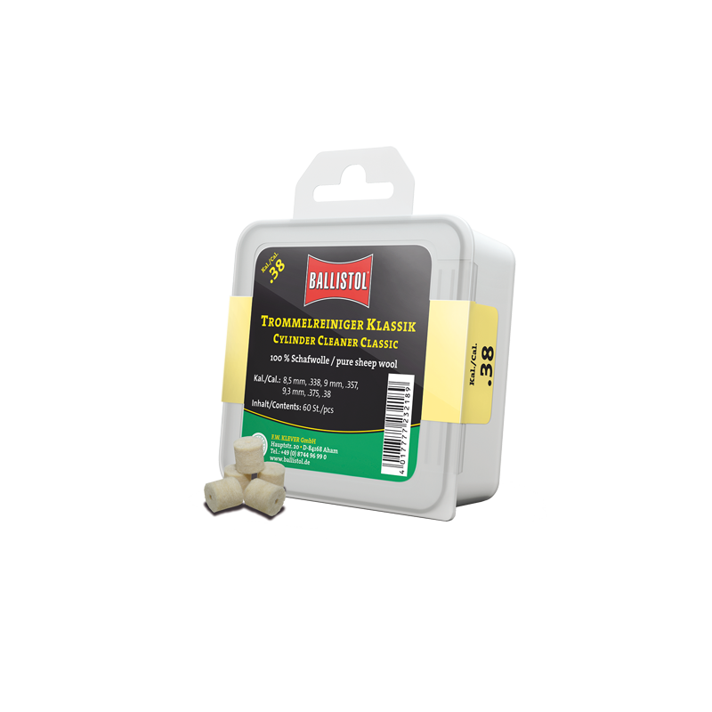 Nettoyant pour canon en feutre Ballistol classique cal 45