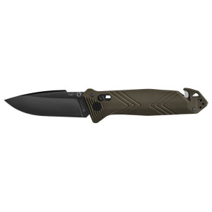 Couteau C.A.C® Lisse - 4 fonctions - Kaki