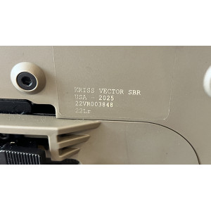 KRISS Vector SBR GEN2 Enhanced 6.5'' cal 22Lr d'occasion