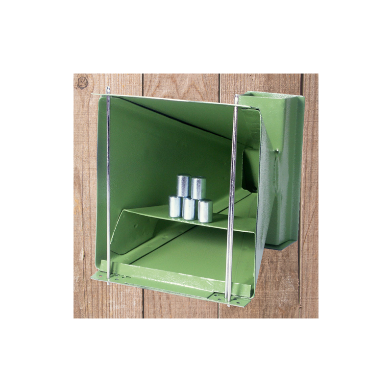 Piège à balles avec pyramide de tir