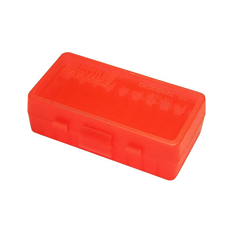 MTM P50-9 Boite à Munitions 9mm, 380ACP rouge