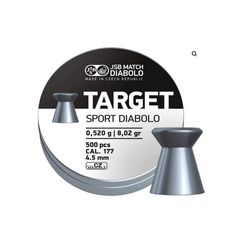 BOITE 500 PLOMBS JSB DIABOLO TARGET SPORT CAL.4.5 DIAM.4.50 1145-500