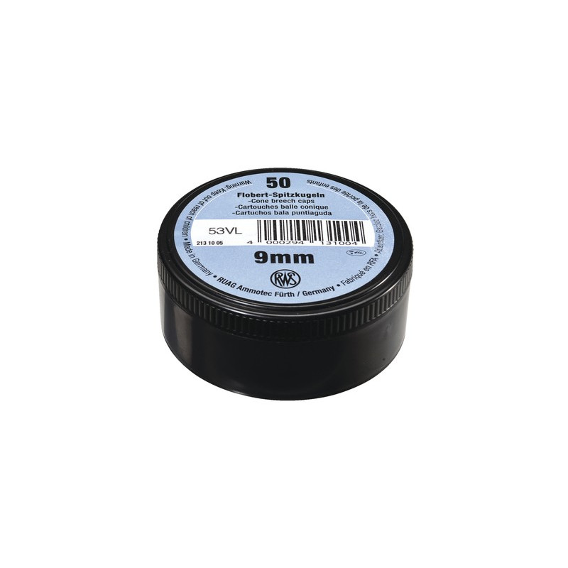Munitions RWS  9mm Bosqette balle ronde