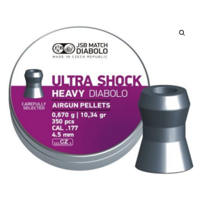 BOITE DE 350 PLOMBS JSB ULTRA SHOCK CAL.4.5 546268-350