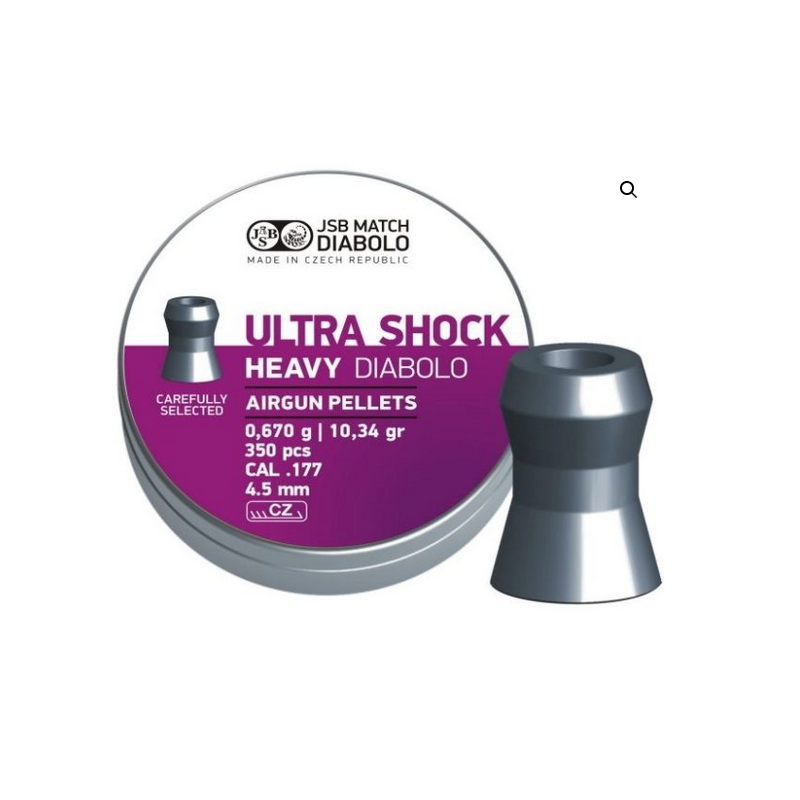 BOITE DE 350 PLOMBS JSB ULTRA SHOCK CAL.4.5 546268-350
