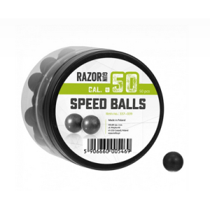 Balles caoutchouc - Razor Gun - Speed Balls - .50 (x50)