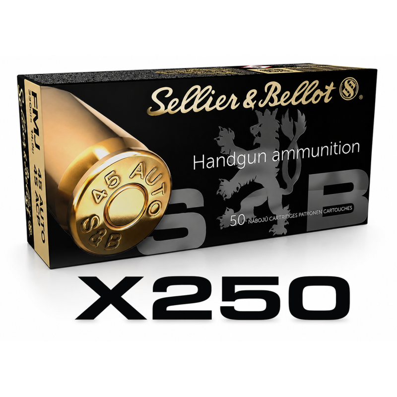 Munitions 45 Auto Sellier & Bellot FMJ 230gr par 250