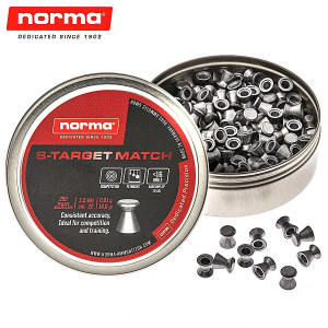 PLOMB NORMA BOITE 250 S-TARGET MATCH 5.5MM 0.91G FLAT NOSE