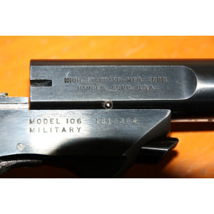 Pistolet High Standard Supermatic Citation Modèle 106 Military Calibre 22LR d'occasion