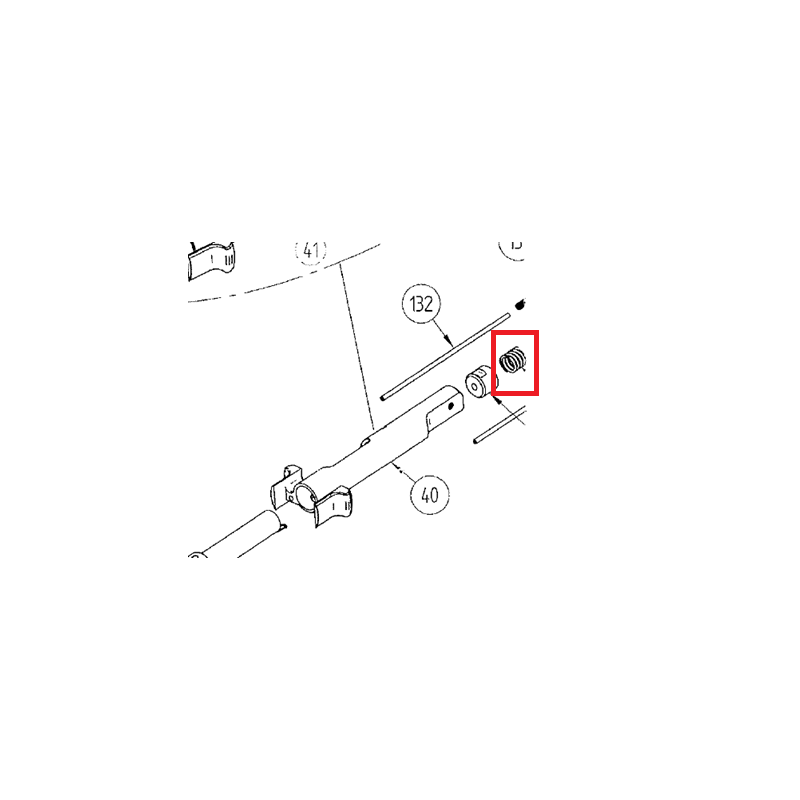Ressort butoir amortisseur pour pistolet Hämmerli SP20 R.R.S calibre 22Lr Pièce 139 Occasion