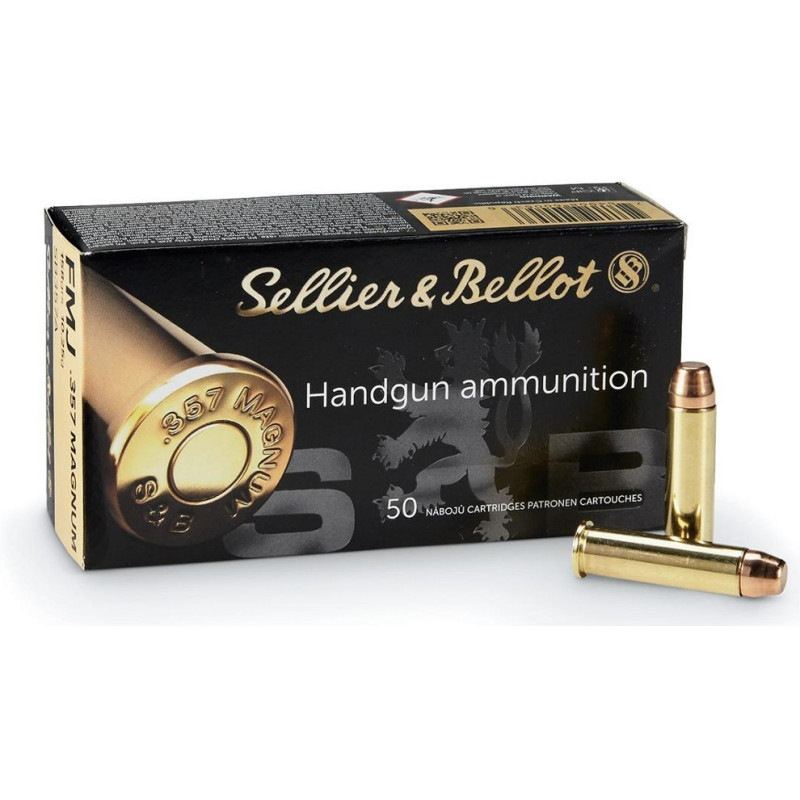 Munitions 357 Magnum Sellier Bellot FMJ