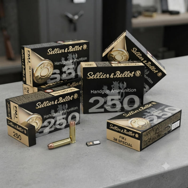 VENTE FLASH SELLIER BELLOT cal.38 Spécial FMJ /250