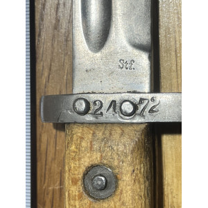 Baïonnette autrichienne Steyr Mannlicher M1895 – Modèle réglementaire