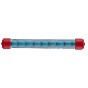 Cal. 50 - Billes de Défense caoutchouc- Tube de 10 billes