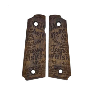 PLAQUETTES BOIS PT1911 JACK DANIEL'S