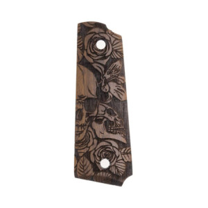 PLAQUETTES BOIS PT1911 SKULL