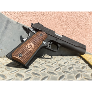 PLAQUETTES BOIS PT1911 NID D'ABEILLE LOGO TAURUS