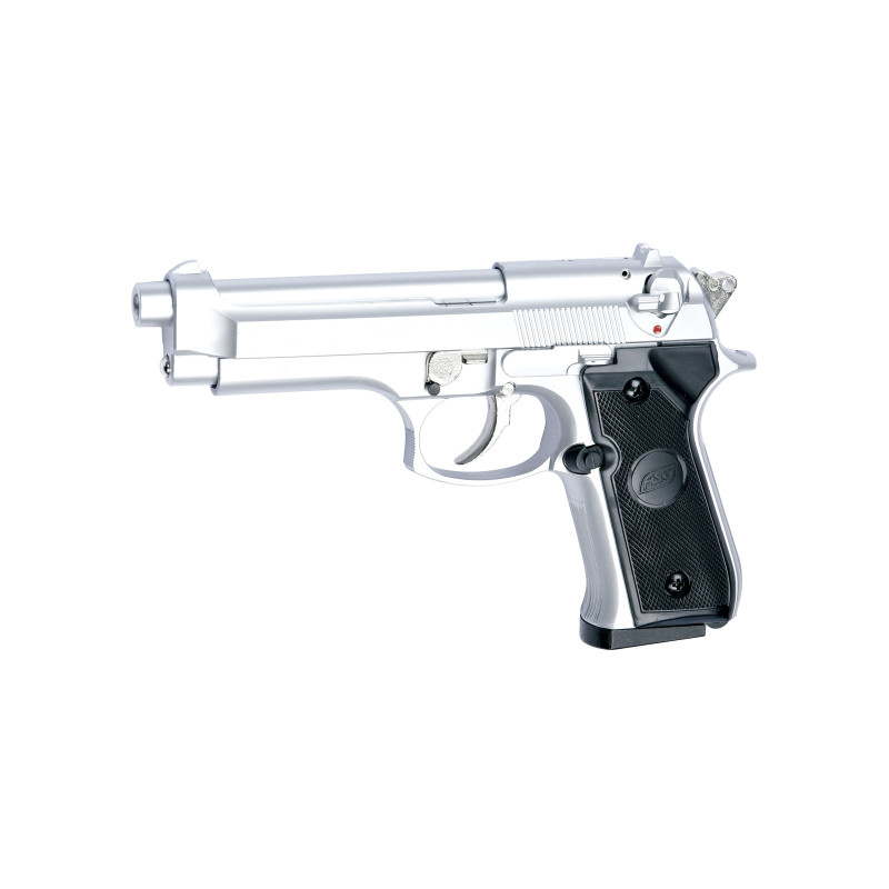 PISTOLET 6MM M92F GAZ SILVER