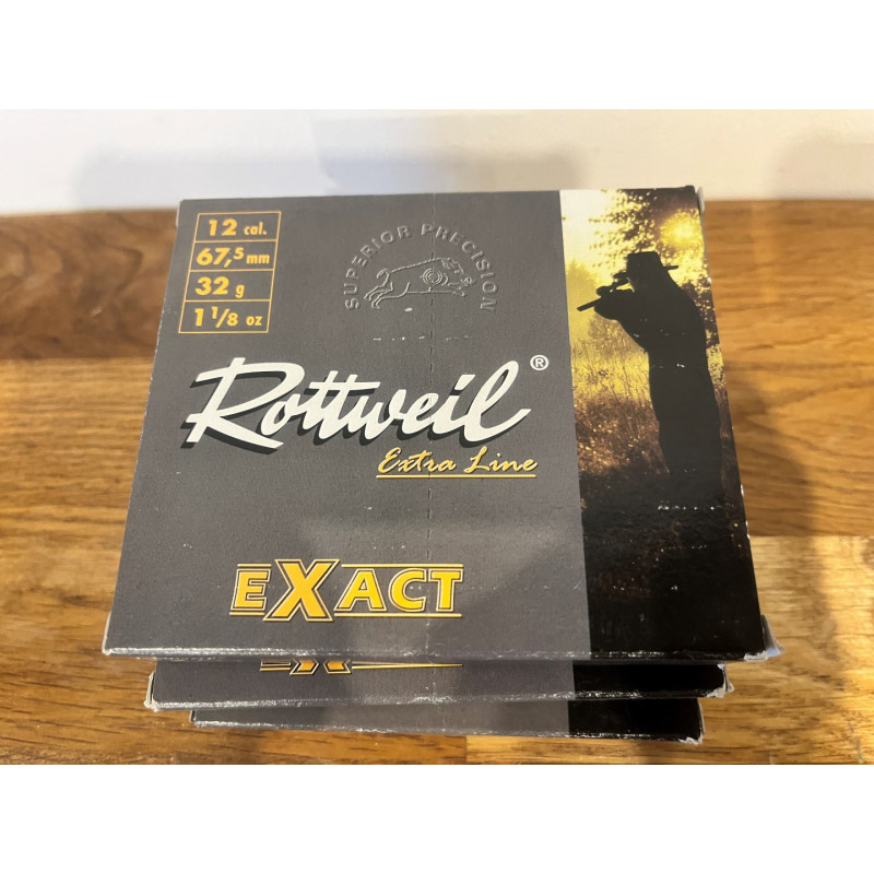 Cartouches Rottweil Exact - Calibre 12/67,5 (32g)