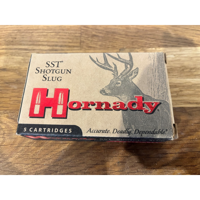 Cartouches Hornady SST Shotgun Slug - Calibre 12/70 (300 gr)
