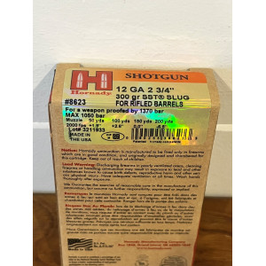 Cartouches Hornady SST Shotgun Slug - Calibre 12/70 (300 gr)