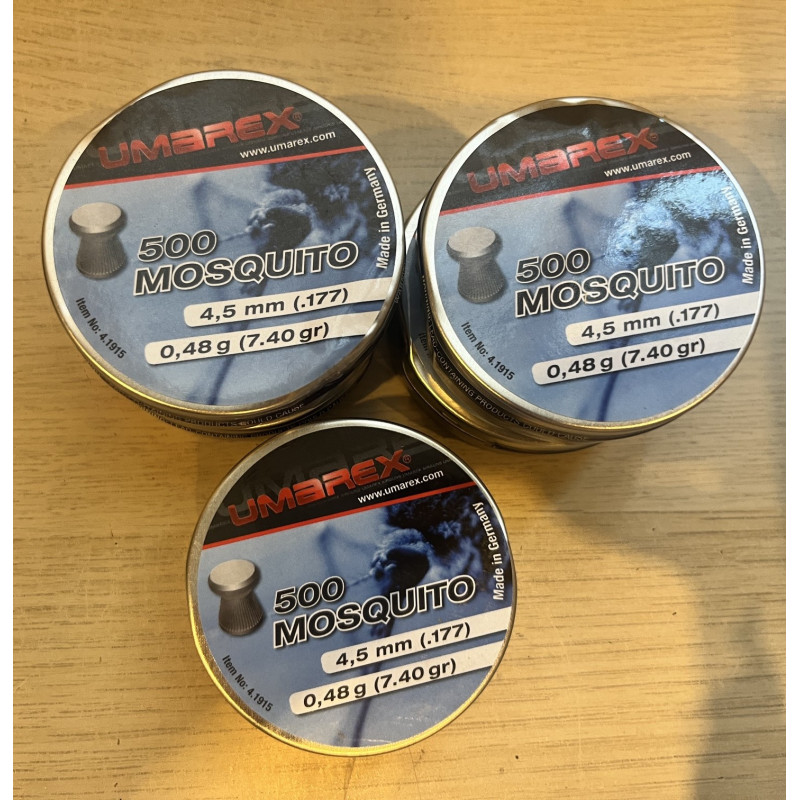 Boîtes de Plombs Umarex Mosquito - Calibre 4,5 mm