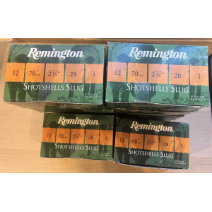 Boîtes de Cartouches Remington Shotshells Slug - Calibre 12 (28g)