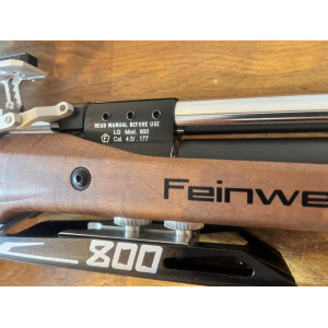 Carabine à air comprimé Feinwerkbau Modèle 800 W - Version Gauchère (Occasion)