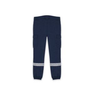 Pantalon Sécurité Privée Marine avec Bandes HV – GK SAFETEK®️