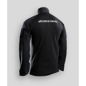 Chemise UBAS Manches Longues SECURITÉ PRIVÉE – Noir