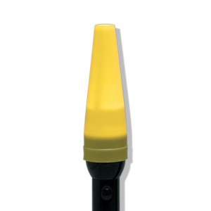 Cone de circulation jaune