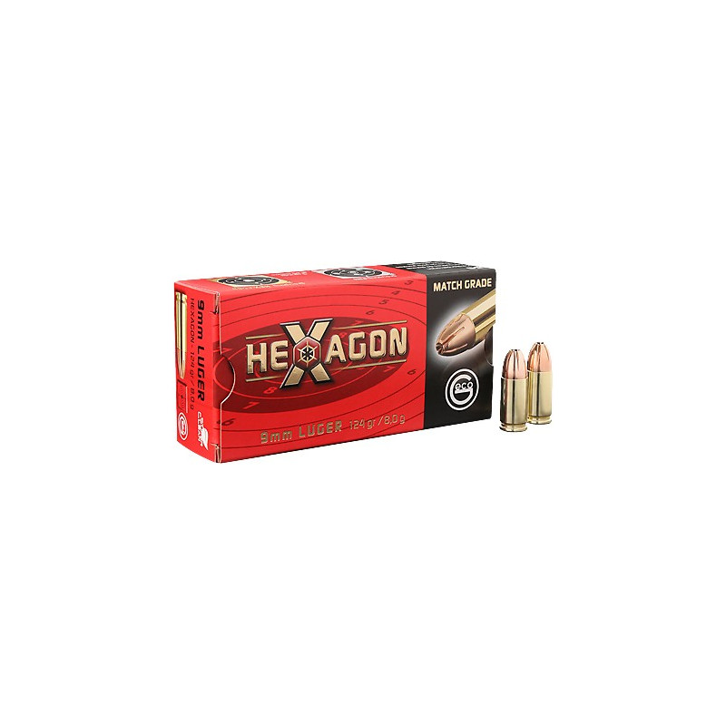 Munitions 9mm Luger GECO Hexagon