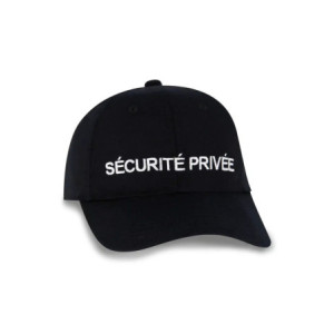 Casquette avec Broderie Sécurité Privée – GK SAFETEK®