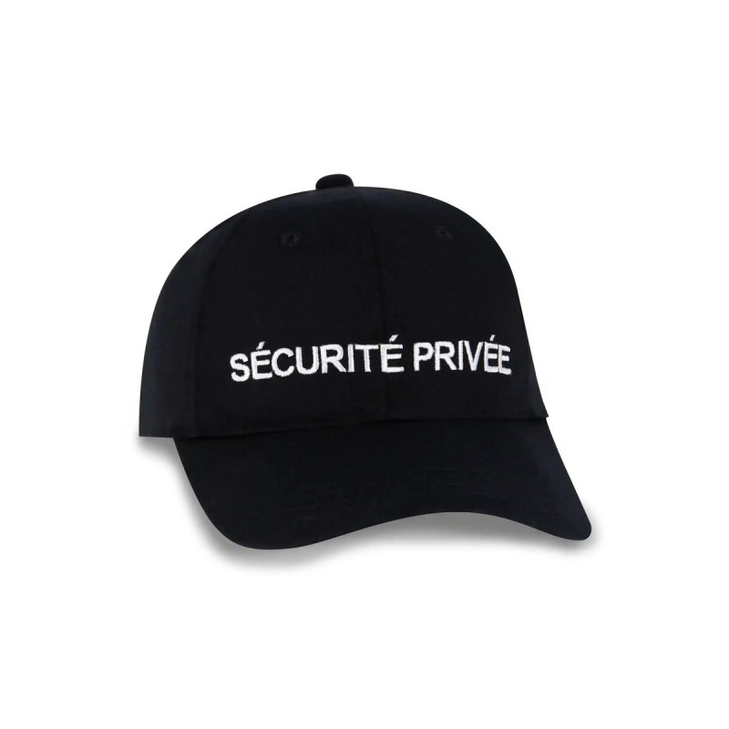 Casquette avec Broderie Sécurité Privée – GK SAFETEK®