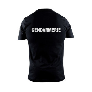T-shirt Gendarmerie – Inscription blanche