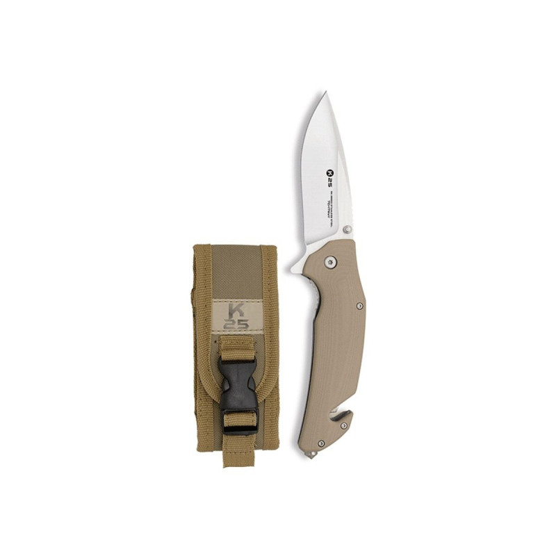 Couteau Pliant K-25 CNC / G10 – Coyote