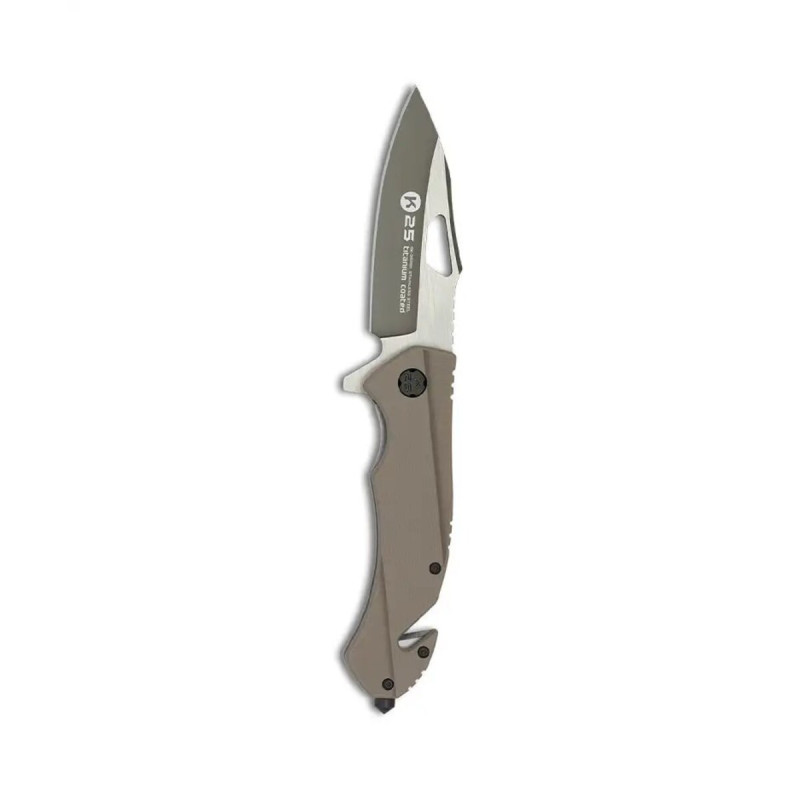 Couteau Pliant Tactique G10 Coyote – K25