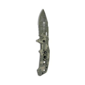 Couteau Pliant Tactique Pixel Vert – K25