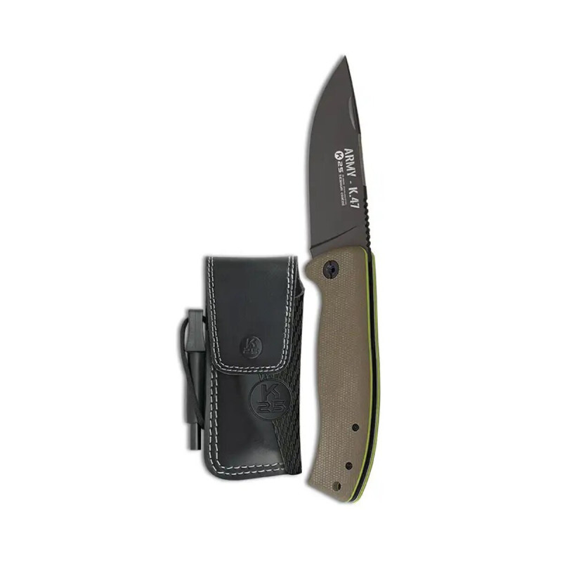 Couteau Pliant Micarta Vert – K25