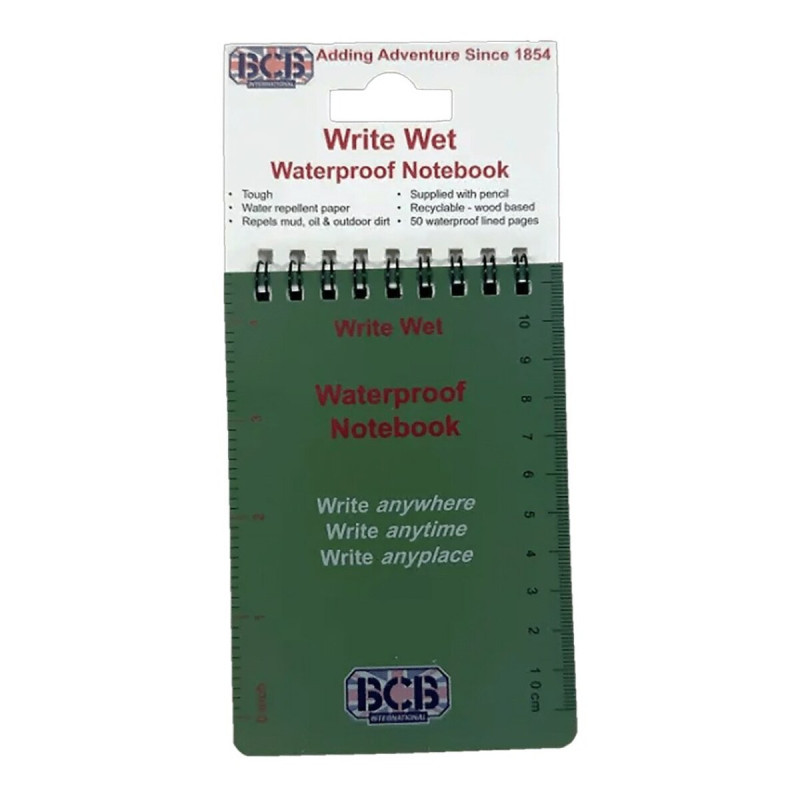 Carnet De Notes Waterproof Format A5 – VERT OD