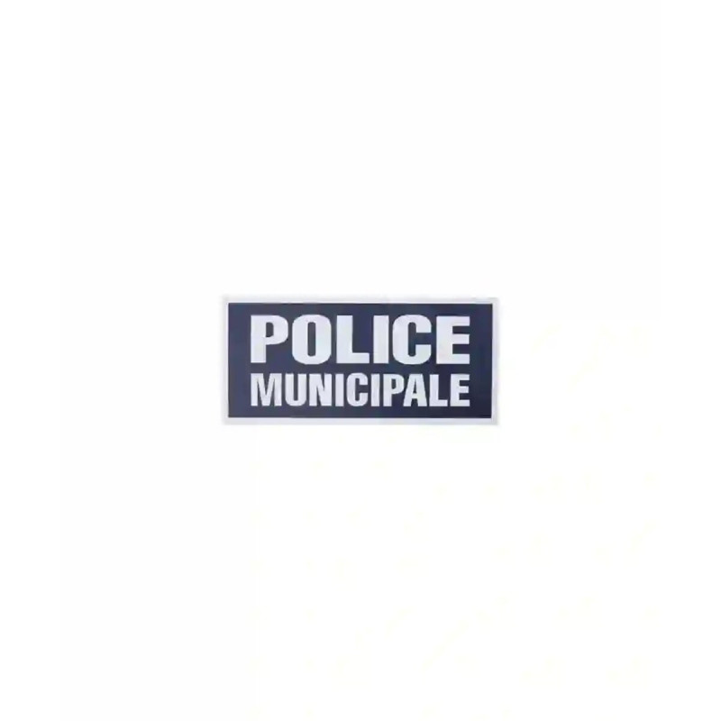 Flap “Police Municipale” Velcro 13x6cm