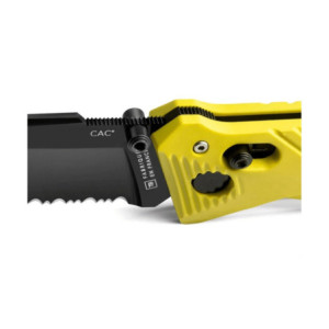 Couteau C.A.C® Serration – Jaune